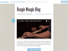 Tablet Screenshot of boogiewoogieblog.com